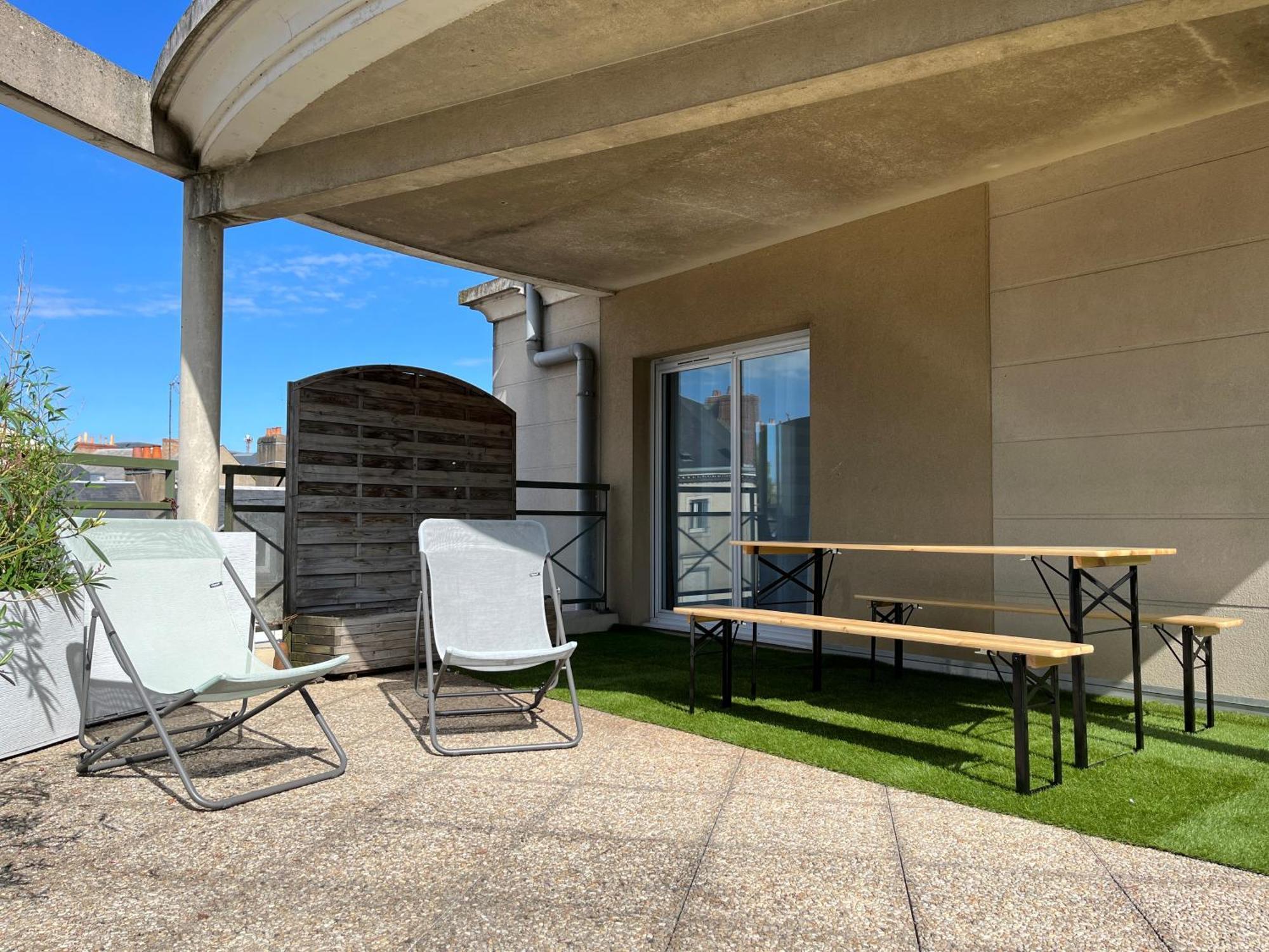 Le Roof Top - Centre Ville - Double Garage - 6 Pers 르망 외부 사진